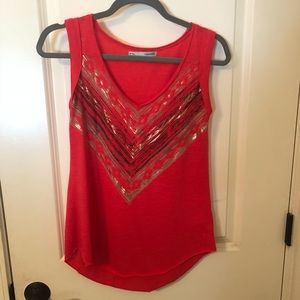 Maurices coral tank top